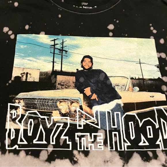 Boyz n the Hood Ice Cube Bleach Wash Graphic T-Shirt XL - Picture 3 of 16